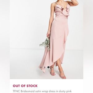 Dusty Pink Bridesmaid Dress
